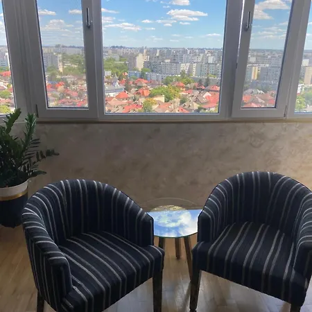 アパート Casa S - Piata Alba Iulia Panoramic View *