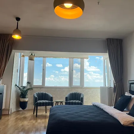 شقة Casa S - Piata Alba Iulia Panoramic View بوخارست
